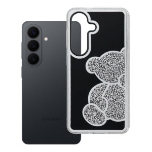 Teddy Bear case for Samsung S26 silver