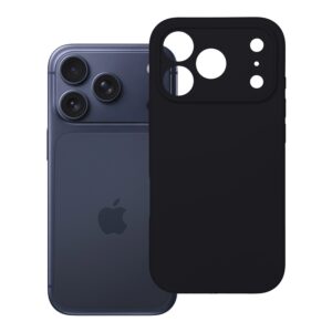 Case for iPhone 18 Pro Max / 17 Pro Max Silicone 2mm (big hole) black