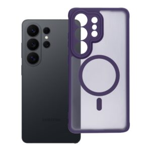 Full Matte Mag case for Samsung S26 ULTRA Cover compatible with MagSafe purple