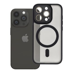 Variete Mag Cover case for iPhone 15 PRO compatible with MagSafe black
