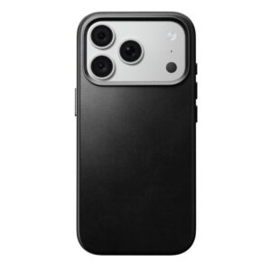 NOMAD leather case for IPHONE 18 Pro/17 Pro compatible with MagSafe (Traditional Leather Case Horween Leather) black