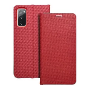 Luna Book Carbon flip case for Samsung S20 FE / S20 FE 5G red