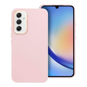 Frame case for Samsung A54 5G powder pink