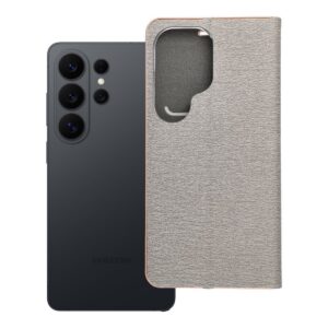 Luna Book Gold flip case for Samsung S26 ULTRA silver