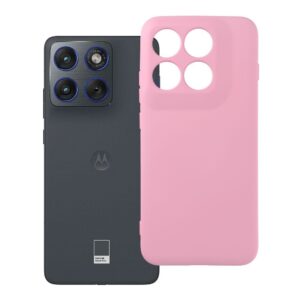 Silicone case for Motorola Edge 70 Pro 5G powder pink