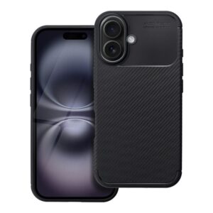 Carbon Premium case for iPhone 16 black