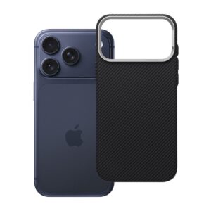 K-Look case for iPhone 17 Pro Max / 18 Pro Max (low camera edge) compatible with MagSafe black