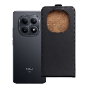Slim Flexi Fresh vertical flip case for Xiaomi Redmi NOTE 15 5G black