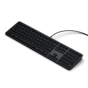 Satechi Wired keyboard USB A/USB C QWERTY Dual (Mac/Windows) Slim LX3 Wired space black