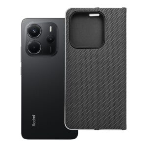 Luna Book Carbon flip case for Xiaomi Redmi NOTE 14 5G black