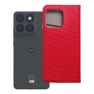 Smart Case Book for Motorola EDGE 70 red
