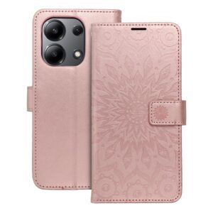 Mezzo Book flip case for Xiaomi Redmi NOTE 13 4G mandala rose gold