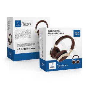 Blue Star Wireless headphones BH06 brown