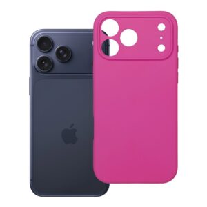 Case for iPhone 17 Pro Max / 18 Pro Max (low camera edge) Silicone 2mm (camera protection) pink