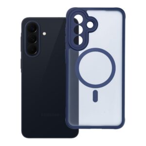 Full Matte Mag case for Samsung A57 Cover compatible with MagSafe navy blue