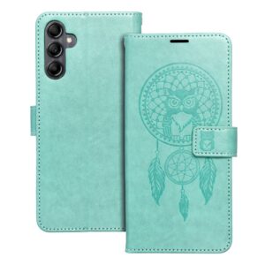 Mezzo Book flip case for Samsung A14 4G / A14 5G dreamcatcher green