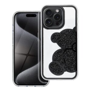 Teddy Bear case for iPhone 16 PRO black
