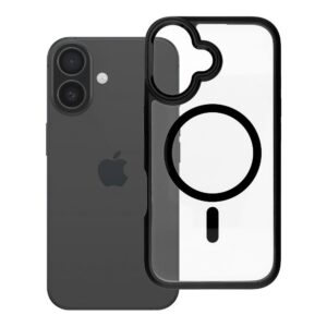 ROAR case MAG BUMPER compatible with MagSafe for IPHONE 16 black