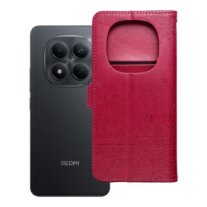 Mezzo Book flip case for Redmi NOTE 15 5G cats red
