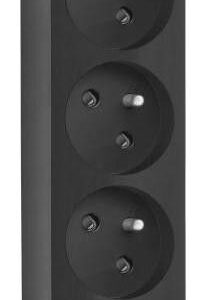 Art Extension cord 4 sockets + USB A + USB C FU910 1,5 m black
