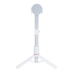 Selfie stick with wireless remote control tripod compatible with MagSafe SSTR-C09 white