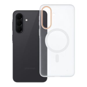Go Orange case for Samsung A37 compatible with MagSafe transparent