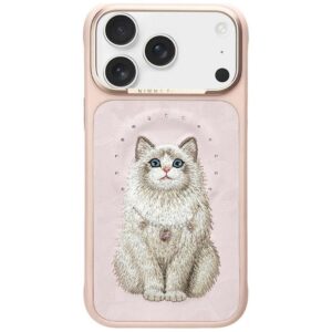 NIMMY case LUCKY FASHION CAT compatible with MagSafe for IPHONE 18 Pro/17 Pro pink