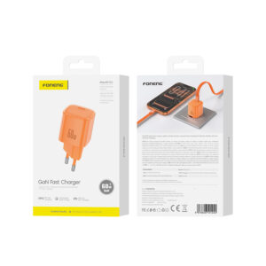 FONENG wall charger MAX40-EU GaN PD 60W 1xUSB-C Orange