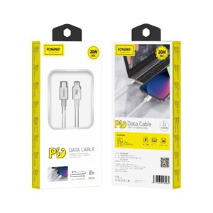 FONENG cable X31 USB-C - Lightning PD 27W 1M White