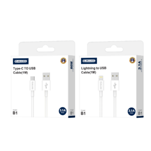JELLICO cable B1 USB-C 3.1A 1M White