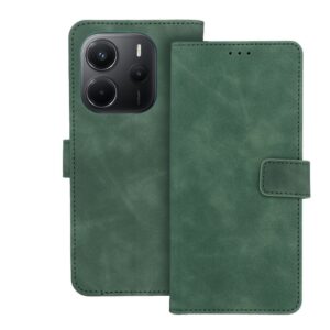 Tender Book flip case for Xiaomi Redmi NOTE 14 4G (GLOBAL - 164,84mm x 78,15mm x 8,16mm) green