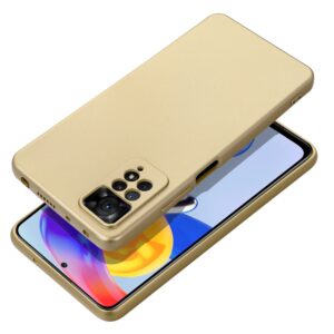 Metallic case for Xiaomi Redmi Note 14 PRO 4G gold