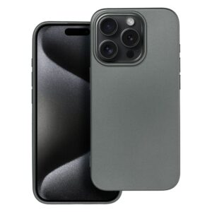 Metallic case for iPhone 15 PRO gray