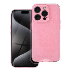 Clear Case 2 mm Blink for iPhone 15 PRO pink