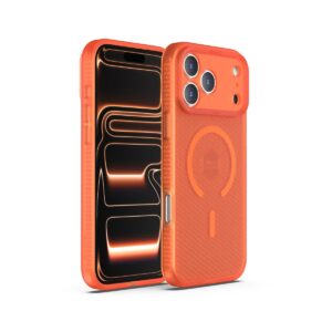 X-ONE Dropguard 3S Shock Dominator compatible with MagSafe for iPhone 17 Pro Max orange