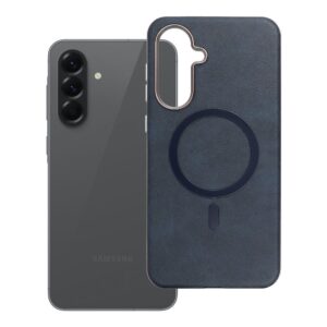 Gentleman Mag Cover case for Samsung A56 compatible with MagSafe navy blue