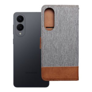 Jeans Book flip case for Samsung S25 Edge gray