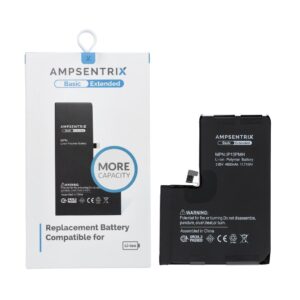 AmpSentrix Basic battery for iPhone 13 Pro Max (high capacity 4600 mAh)