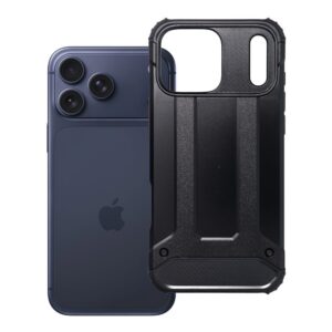 Armor case for iPhone 17 Pro Max / 18 Pro Max (low camera edge) black