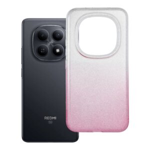 Shining case for Xiaomi Redmi Note 15 PRO PLUS 5G transparent pink