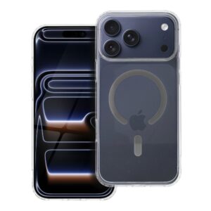 Case for iPhone 17 Pro Max / 18 Pro Max (low camera edge) Drop Glue Colorful Ring Mag Cover compatible with MagSafe gray