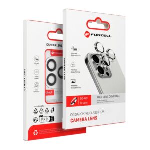Forcell Tempered Glass Camera Lens for iPhone 12 PRO MAX Premium graphite