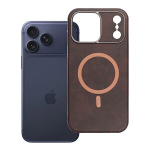 Gentleman Mag Cover case for iPhone 18 Pro Max / 17 Pro Max compatible with MagSafe brown