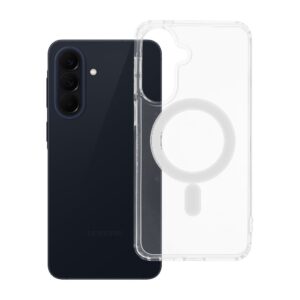 Clear Mag Cover (MID) case for Samsung A57 compatible with MagSafe transparent