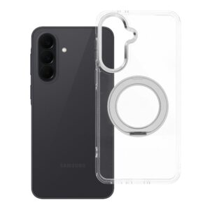 Case for Samsung A37 Frame Circle Stand compatible with MagSafe transparent