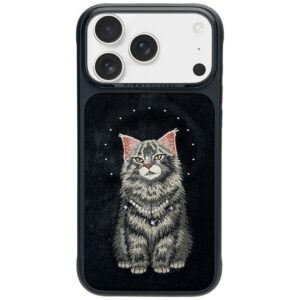 NIMMY case LUCKY FASHION CAT compatible with MagSafe for IPHONE 18 Pro/17 Pro black