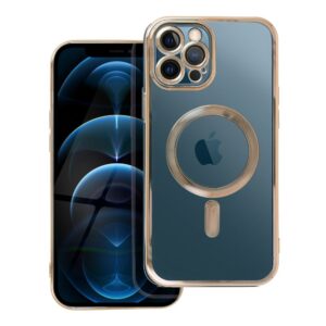 Electro Mag Cover case for iPhone 12 PRO MAX compatible with MagSafe gold