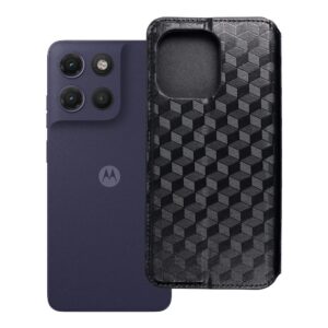Cubic Book flip case for Motorola G17 black