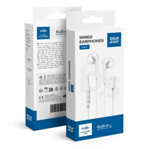 Blue Star Wire earphones USB C (DAC) PA-M15C-R 1,2 m white