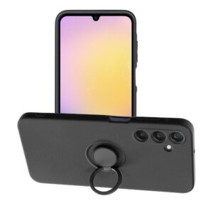 Silicone Ring case for Samsung A25 5G black